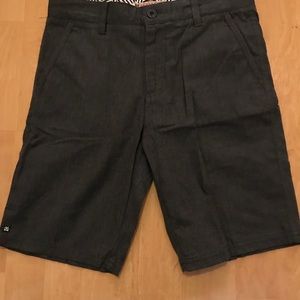 Boys Micros Small Plaid Shorts  14